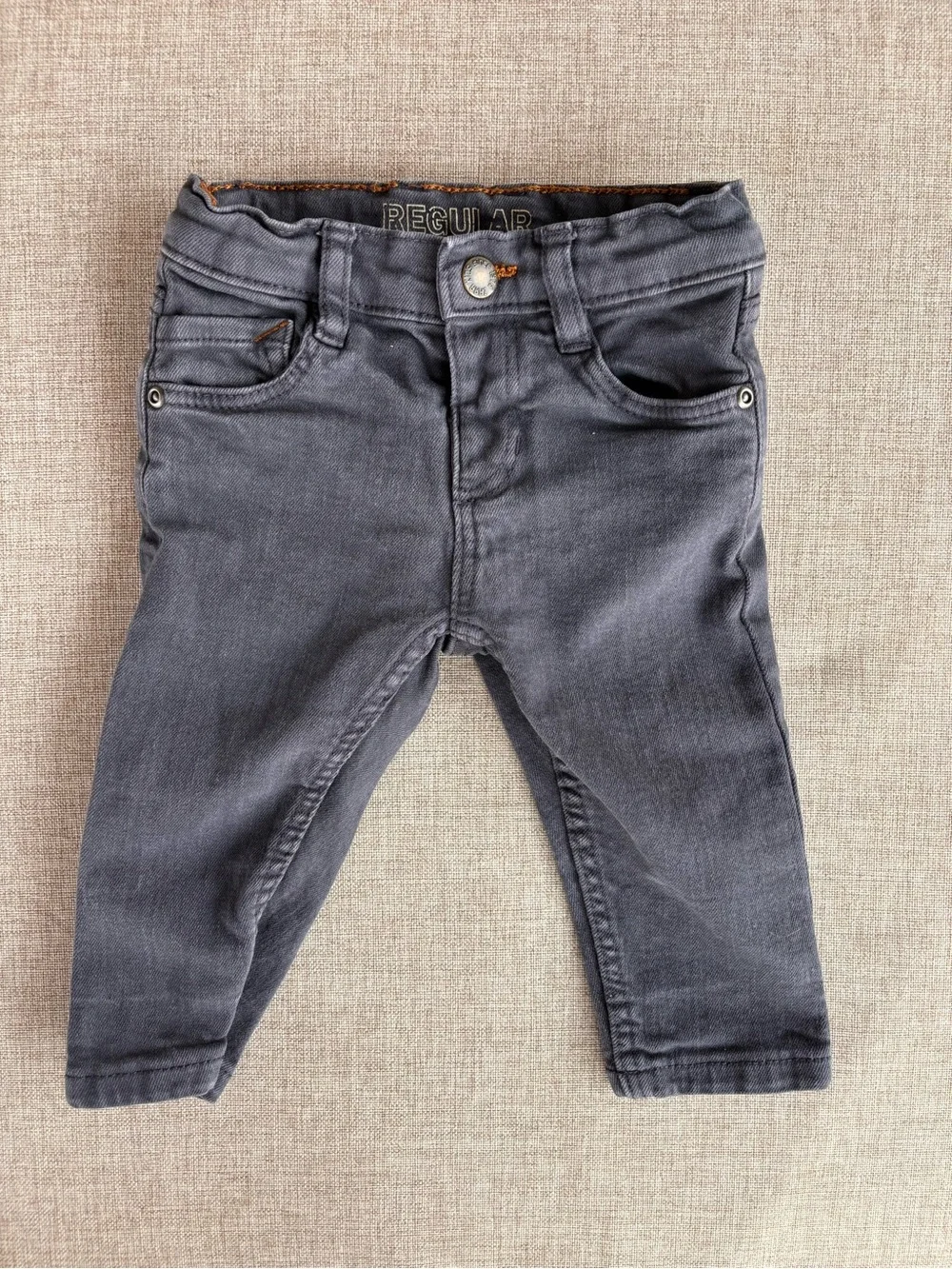 Zara gray stretch denim jeans